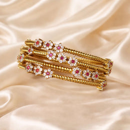 FLORAL GRACE AD STONE BANGLES