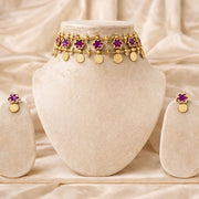 FLORAL COIN CHOKER