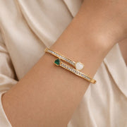 Twin Heart Grace Bracelet