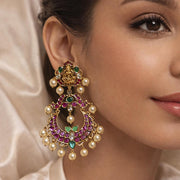 Lakshmi Stone Elegance Chandbalis