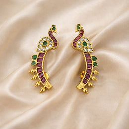 Peacock Ear cuff